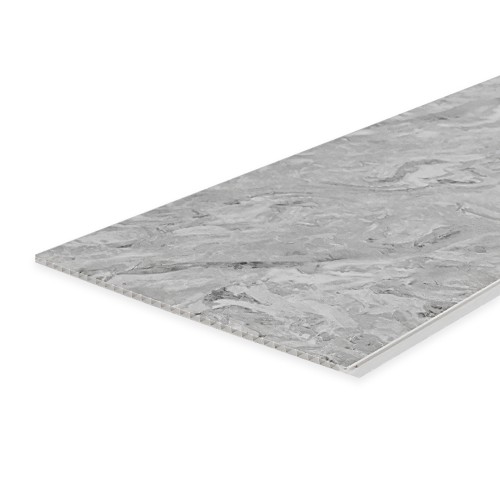 Панель ПВХ Stella Light Slim Мрамор Сантьяго 672 / 2600х250х5 (15 шт./упак)