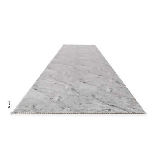 Панель ПВХ Stella Light Slim Мрамор Сантьяго 672 / 2600х250х5 (15 шт./упак)