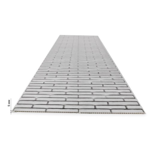 Панель ПВХ Stella Premium Slim Кирпич Барокко 734 / 2600х250х5 (15 шт./упак)