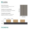 Панель Стеновая Акустическая Stella Trend De Luxe Sandgrau 2780х600х21 (уп.1шт.)