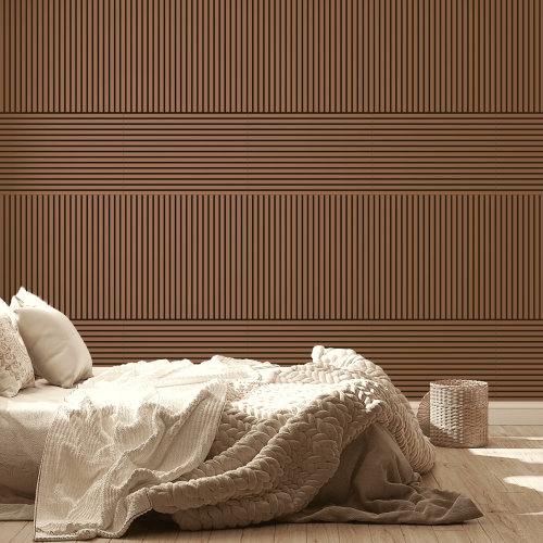 Панель Стеновая Акустическая Stella Trend De Luxe Terracotta 2780х600х21 (уп.1шт.)