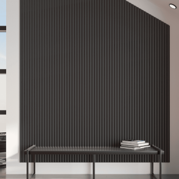 Панель стеновая акустическая МДФ Stella Comfort De Luxe Black Lead 2780х600х9 (уп.1шт.)