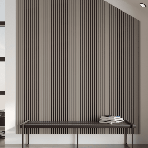 Панель стеновая акустическая МДФ Stella Comfort De Luxe Sandgrau 600х600х9 (уп.1шт.)