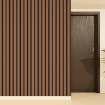 Панель стеновая акустическая МДФ Stella Comfort De Luxe Terracotta 2780х600х9 (уп.1шт.)