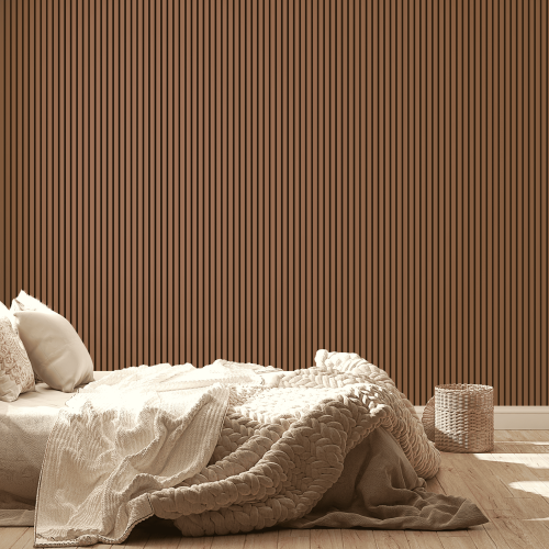 Панель стеновая акустическая МДФ Stella Comfort De Luxe Terracotta 600х600х9 (уп.1шт.)