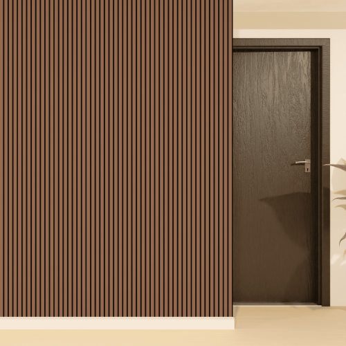 Панель стеновая акустическая МДФ Stella Comfort De Luxe Terracotta 600х600х9 (уп.1шт.)