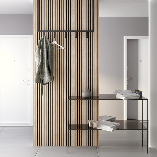 Панель стеновая акустическая МДФ Stella Comfort Light Дуб Снежный 600х600х9 (уп.1шт.)