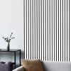 Панель Стеновая акустическая МДФ Stella Trend Standart Белый 2780х600х21 (уп.1шт.)