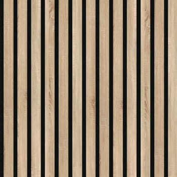 Панель Стеновая акустическая МДФ Stella Trend Standart Дуб Сонома 2780х600х21 (уп.1шт.)