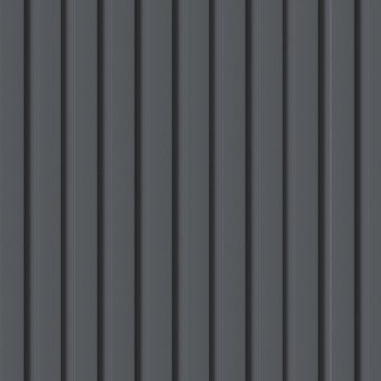 Панель Стеновая Реечная МДФ Stella Beats De Luxe Black Lead 2700x119x16 (4шт.упак.)