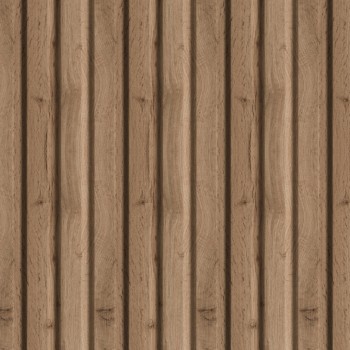 Панель Стеновая Реечная МДФ Stella Beats Light Пекан 2700x119x16 (4шт.упак.)