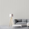 Панель Стеновая Реечная МДФ Stella Wave Standart Белый 2700x119x16 (4шт.упак.)