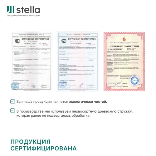 Профиль Старт МДФ Stella Beats Premium Бетон Чикаго 2700x66,5x16 (упак.4шт.)