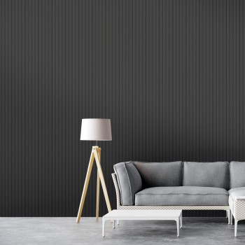 Профиль Старт-Финиш МДФ Stella Wave De Luxe Black Lead 2700x55x16 (упак.4шт.)
