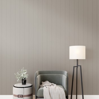 Профиль Старт-Финиш МДФ Stella Wave De Luxe Sandgrau 2700x55x16 (упак.4шт.)