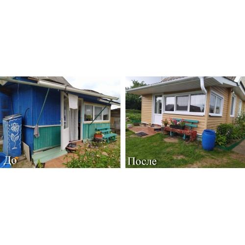 Сайдинг Блок Хаус Карелия ВН-03 Орех