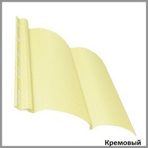 Сайдинг Блокхаус Ю-пласт кремовый