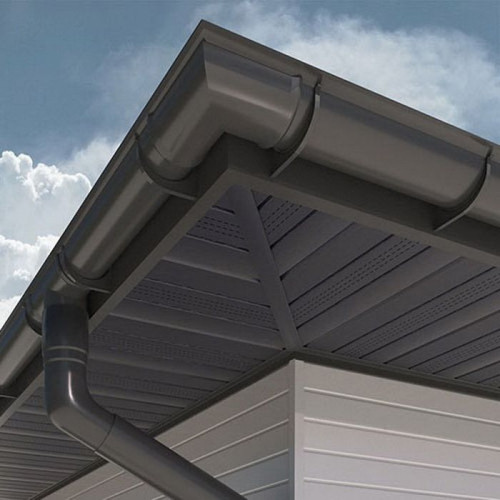 Софит Деке (Docke) Premium Т4 Графит с полной перфорацией