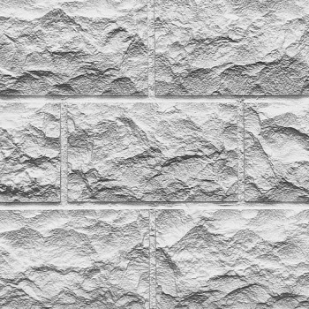 Фасадная панель FineBer Доломит, светло-серая, 1137×472 мм