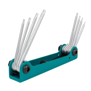 Набор ключей TORX складной 8пр.(Т5-Т10, Т15, Т20)