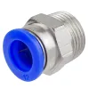 Фитинг для пластиковых трубок 12мм с наружной резьбой 1/2''
