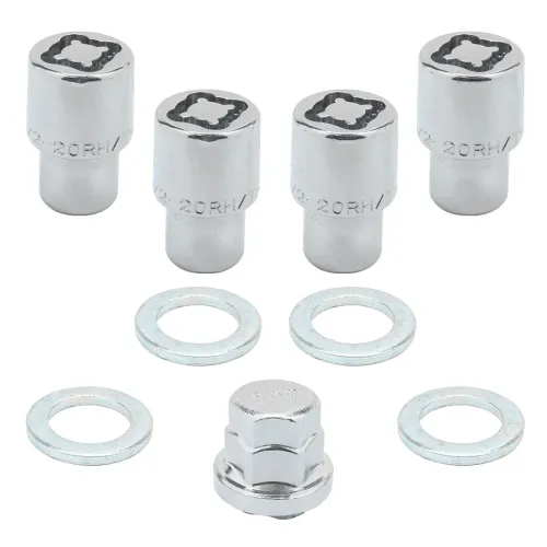Набор секретных гаек на колесные диски 1/2''RH 5пр.