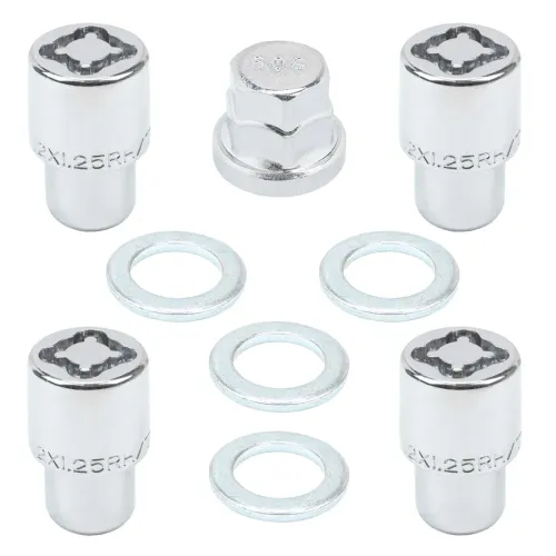 Набор секретных гаек на колесные диски M12x1.25RH 5пр.