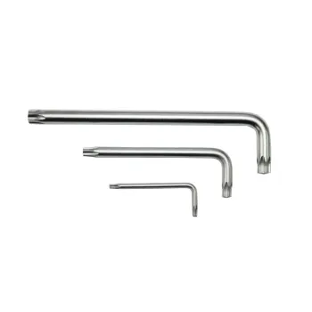 Ключ Г-образный TORX длинный T50H с отверстием