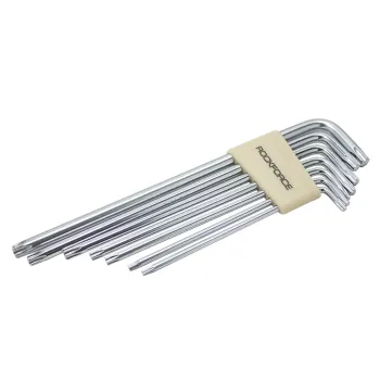 Набор ключей TORX Г-образных экстра длинных 7пр.(Т10,Т15,Т20,Т25,Т27,Т30,Т40) в пластиковом держателе