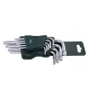 Набор ключей Г-образных TORX 9пр.(Т10, Т15, Т20, Т25, Т27, Т30, Т40, Т45, Т50)в пластиковом держателе