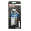 Набор ключей TORX Г-образных длинных, 7пр.(Т10,Т15,Т20,Т25,Т27,Т30,Т40) в пластиковом держателе