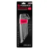 Набор ключей TORX Г-образных экстра длинных 7пр.(Т10,Т15,Т20,Т25,Т27,Т30,Т40) в пластиковом держателе