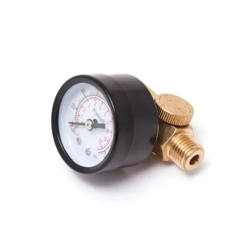 Регулятор мини с индикатором давления резьба 1/4''(0-10bar)