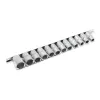 Набор головок 12пр. 1/2''6гр.(10-19,22,24мм), на планке