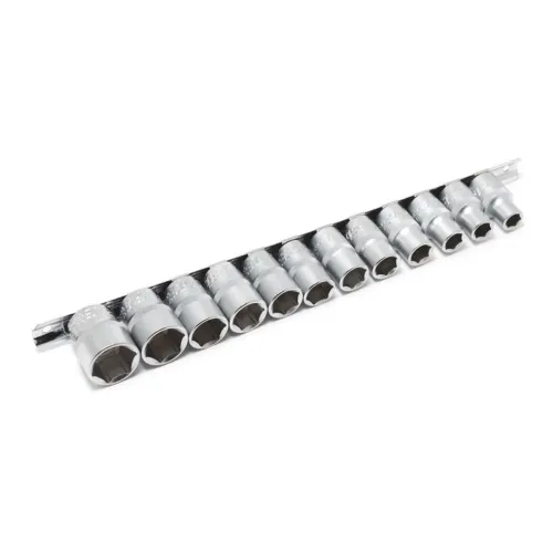 Набор головок 12пр. 1/2''6гр.(10-19,22,24мм), на планке