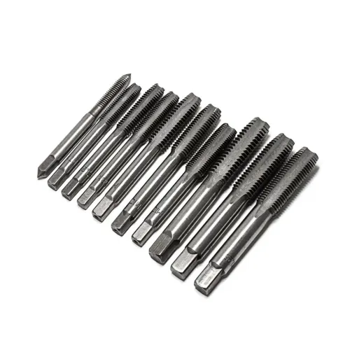 Набор метчиков метрический 10пр.(М6х1, М7х1, М8х1/1.25, М10х1/1.25/1.5, М12х1.25/1.5/1.75),в блистере