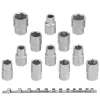 Набор головок 12пр. 1/2''6гр.(10-19,22,24мм), на планке
