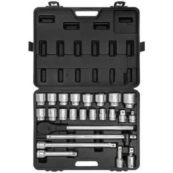 Набор инструментов 24пр. 3/4''6гр.(17,19,21,22,24,27,30,32,33,34,35,36,38,41,46,50), в кейсе