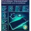 Лежак трансформер подкатной на 6-ти колесах (Стул-лежак)