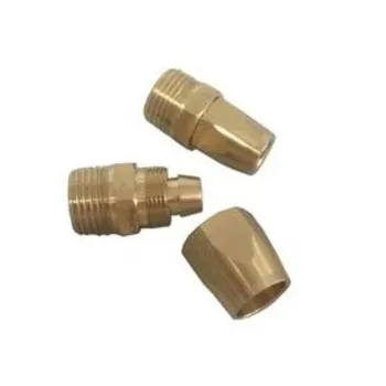 Соединитель резьбовой 1/2''с зажимом для шланга 11*16мм (наруж. резьба)