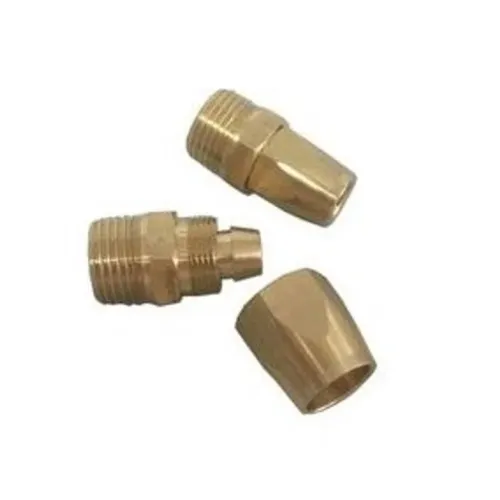 Соединитель резьбовой 1/2''с зажимом для шланга 11*16мм (наруж. резьба)