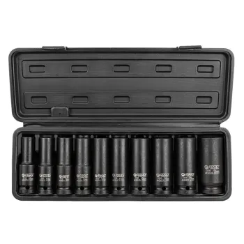 Набор головок ударных глубоких 10пр.,1/2''6гр.(10,12-15,17,19,21,22,24мм)