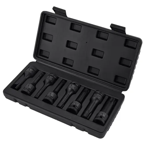 Набор головок-бит TORX ударных 1/2'', 8пр.(Т30,40,45,50,55,60,70,80),в кейсе