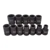 Набор головок ударных, 12пр., 1/2''6гр.(10,12,13,14,15,16,17,18,19,21,22,24мм),в метал. кейсе