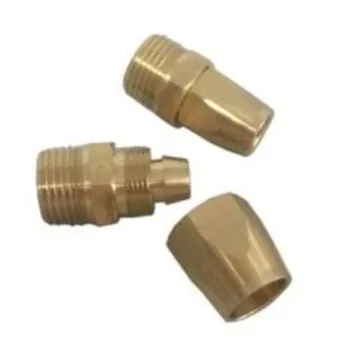 Соединитель резьбовой 1/2''с зажимом для шланга 11*16мм