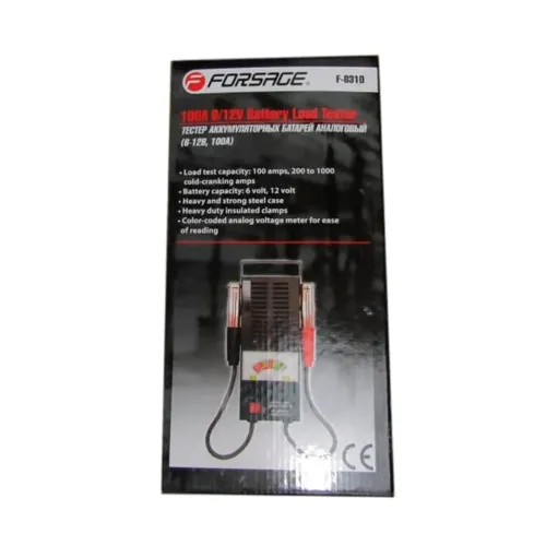Тестер аккумуляторных батарей аналоговый (12V, 125А)