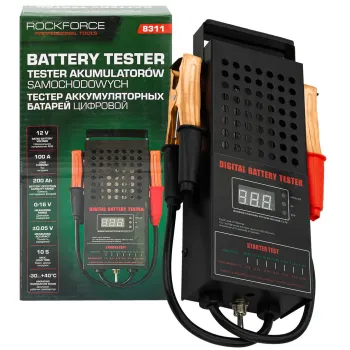 Тестер аккумуляторных батарей цифровой (12V, 100А)