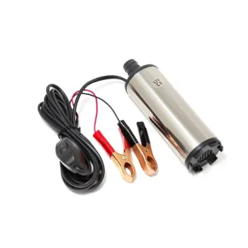 Насос для перекачки топлива (12V, 60W, 30л/мин, Ø51мм, Ø выходного отв. 19мм)