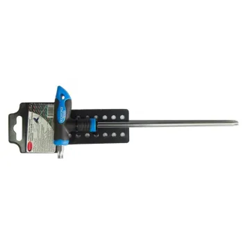 Ключ Т-образный TORX с прорезиненной рукояткой T50х200мм, на пластиковом держателе
