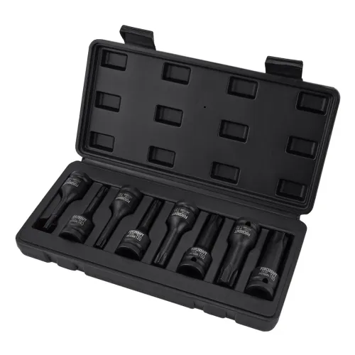Набор головок-бит TORX ударных 8пр.,1/2''(T30, T40, T45, T50, T55, T60, T70, T80), в кейсе